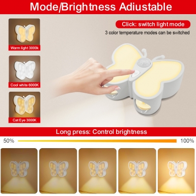 LED室内灯 - HCP258  蝴蝶三色人体感应灯